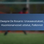 Tosaint Ricketts: Urakehitys, Merkittävät maalit, Palkinnot