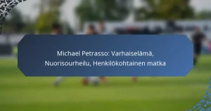 Michael Petrasso: Varhaiselämä, Nuorisourheilu, Henkilökohtainen matka